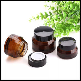 Trung Quốc Amber Cosmetic Cream Jar 15g 30g 50g Chăm sóc da PETG Face Cream Chai Phê duyệt ISO nhà cung cấp