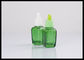 Tinh dầu thủy tinh nhỏ giọt Chai 30ml Mỹ phẩm Amber Square Green Chai nhà cung cấp