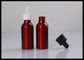 Chai tinh dầu số lượng lớn tiêu chuẩn, chai thủy tinh màu đỏ / hổ phách cho tinh dầu nhà cung cấp