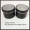 Hộp đựng mỹ phẩm bằng nhôm bền 120g Kem Jar Kim loại đen Lon thiếc Nắp vặn nhà cung cấp
